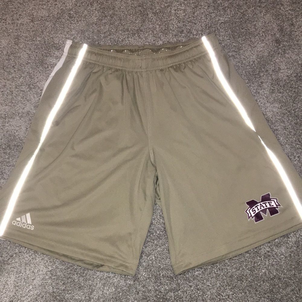 Mississippi State Bulldogs Adidas Climacool Reflective work out training shorts